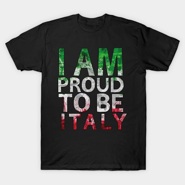 i am proud to be italy T-Shirt by walid1544